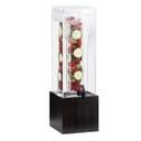 Cal-Mil Midnight Bamboo 3 Gallon Acrylic Beverage Dispenser with Infusion Chamber, 8.25 x 9.75 x 26.75 inch