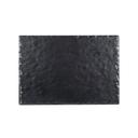 Cal-Mil Melamine Faux Black Slate Rectangular Serving Platter, 10 x 14 x .25 inch -- 3 per case