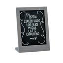 Cal-Mil Oak Ashwood Gray 8.5 x 11 inch Chalkboard Sign, 9 x 4 x 11 inch -- 6 per case