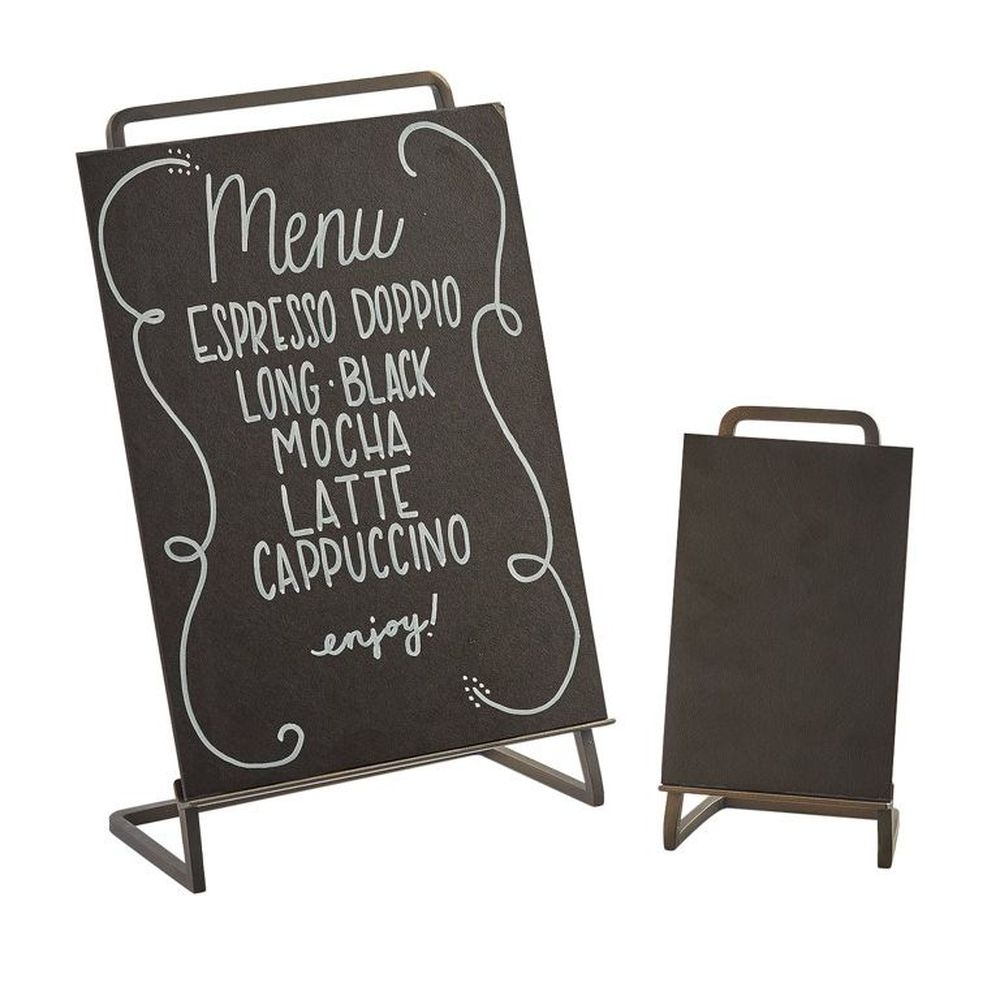 Cal-mil Sierra Bronze Chalkboard Sign, 8 X 2.5 X 8.75 Inch