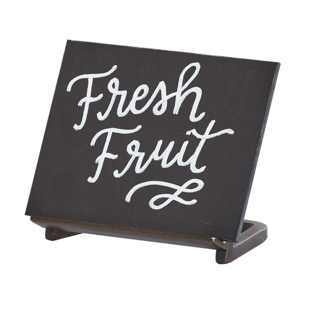 Cal-Mil Sierra Bronze Chalkboard Sign, 4 x 3 x 3.25 inch -- 6 per case