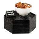 Cal-Mil Cinderwood Hexagon Riser, 12 inch Dia. x 5 inch Height