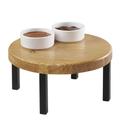 Cal-Mil Madera Round Wood Riser, 12 inch Dia. x 6 inch Height