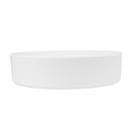 Cal-Mil Hudson White Raised Rim Melamine Bowl, 10 inch Dia. x 2.5 inch Height