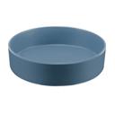 Cal-Mil Hudson Stone Blue Raised Rim Melamine Bowl, 10 inch Dia. x 2.5 inch Height