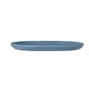 Cal-Mil Hudson Stone Blue Oval Melamine Platter, 14 inch Width X 11.25 inch Depth x 1 inch Height