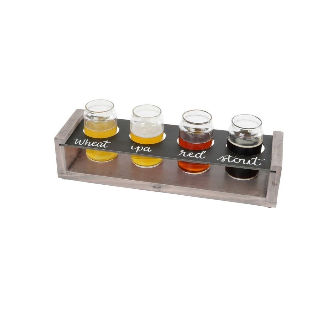 Cal-mil Aspen Taster Caddy, 13 Inch Width X 4 Inch Depth X 2.5 Inch Height