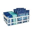 Cal-Mil Blonde Jar Display with 6 Glass Jar, 12.75 inch Width x 8.5 inch Depth x 4 inch Height