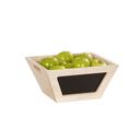 Cal-Mil Blonde Chalkboard Bowl, 12 inch Width x 12 inch Depth x 6 inch Height