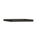 Cal-Mil Hudson Black Square Melamine Platter, 14 inch Width x 14 inch Depth x 1 inch Height