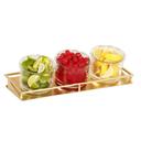 Cal-Mil Monaco 32 Ounce 3 Jar Display, 16.5 inch Width x 6 inch Depth x 5.75 inch Height