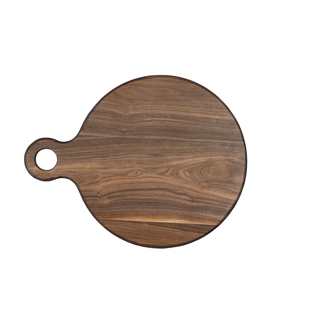 Cal-mil Sydney Walnut Serving Board, 16 Inch Dia. X 0.75 Inch Height -- 3 Per Case