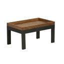 Cal-Mil Sydney Sleek Black Metal Riser, 12 inch Width x 20 inch Depth x 9 inch Height