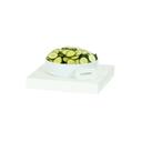 Cal-Mil Juno Durable White Metal Cube Riser, 14 inch Width x 14 inch Depth x 3 inch Height