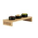 Cal-Mil Sydney Oak Nesting Riser, 18 inch Width x 7 inch Depth x 3 inch Height
