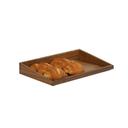 Cal-Mil Sydney Walnut Angle Tray, 12 inch Width x 20 inch Depth x 3 inch Height