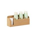 Cal-Mil Renew Cup/Lid/Straw Holder, 13 inch Width x 4.5 inch Depth x 6 inch Height