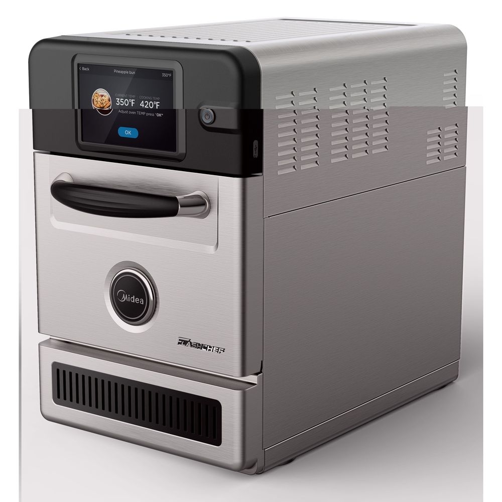 Midea 0.66 Cubic Feet 2000 Watts FlashChef High Speed Oven Heavy Duty Microwave Oven, 15.9 x 28.9 x 23.9 inch