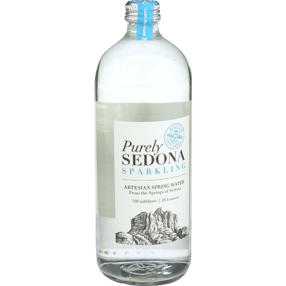 Purely Sedona Sparkling Artesian Spring Water, 25.4 Fluid Ounce -- 12 Per Case