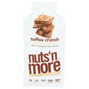 Nuts N More Toffee Crunch High Protein Peanut Butter Spread, 1.1 Ounce -- 10 per case