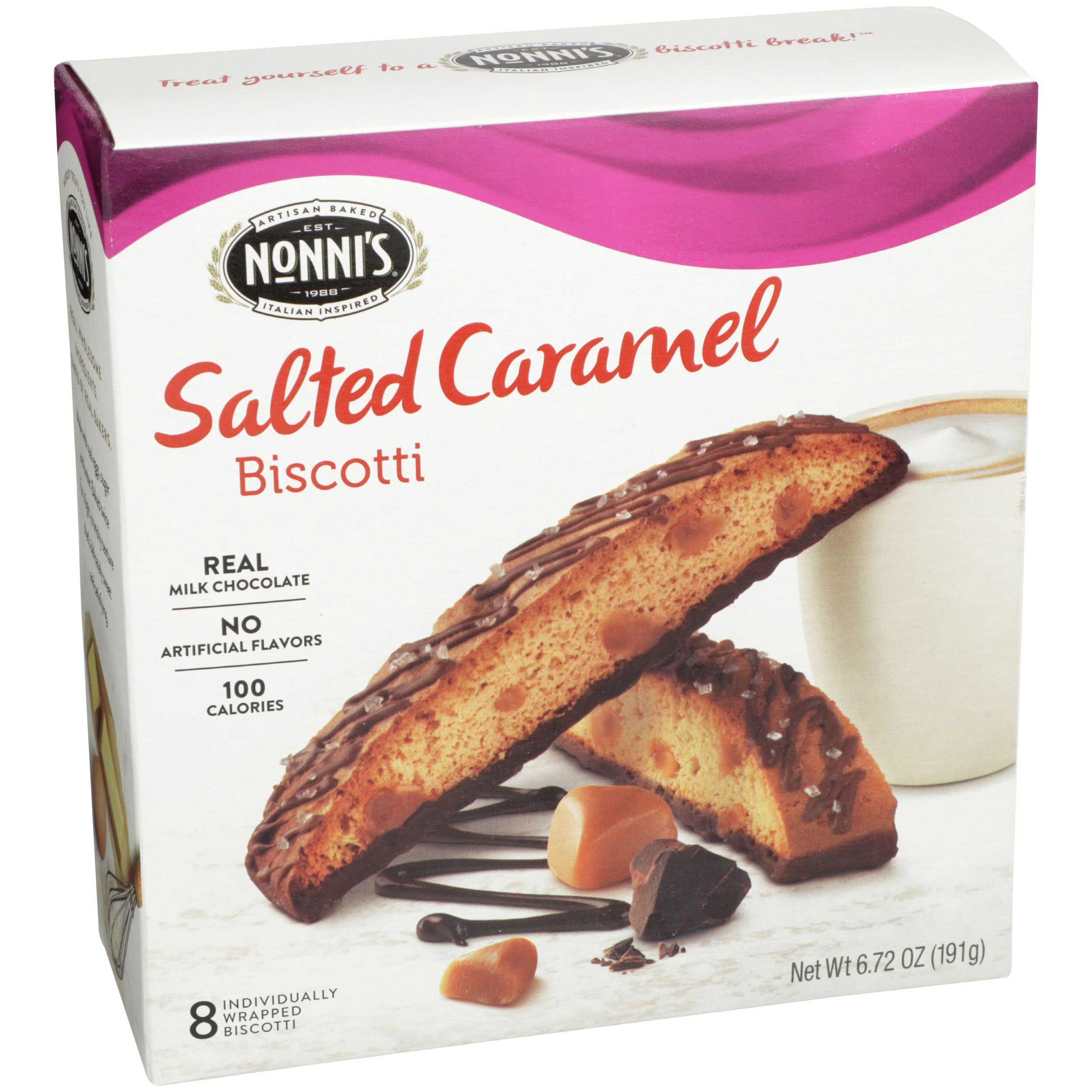 Nonnis Salted Caramel Biscotti, 6.72 Ounce -- 6 per case