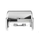 Tablecraft Stainless Steel Full Size Roll Top Fuel Chafer, 9 Quart Capacity