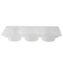 Tablecraft NSF White Plastic Option Salad Dressing Dispenser Tray, 20.75 x 12.75 x 2.5 inch
