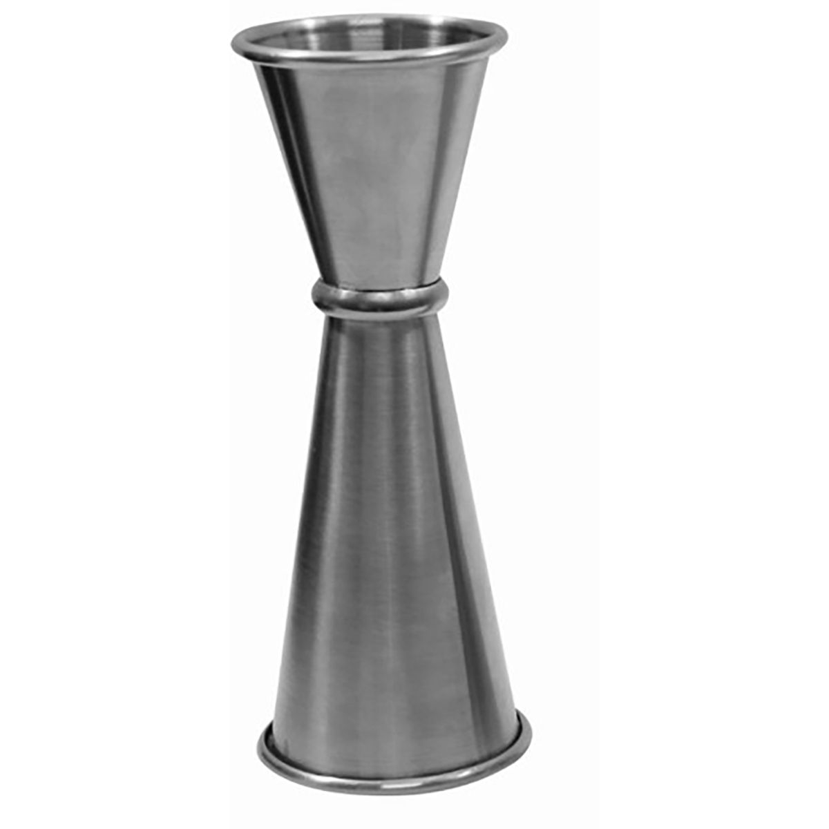 Tablecraft Stainless Steel Japanese Jigger, 1 And 2 Ounce Capacity