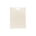 Tablecraft Grippy Polypropylene White Color Coded Cutting Board with TPE Grips, 20 x 15 x 0.625 inch