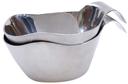 Tablecraft 18-8 Stainless Steel Stackable Gravy Boat, 3 Ounce Capacity