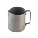 Tablecraft 200 Series Stainless Steel Vintage Finish Frothing Cup with Gold PVD Finish Handle, 18 Ounce Capacity -- 12 per case