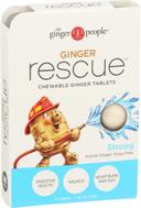 The Ginger People Ginger Rescue Strong Chewable Ginger Tablets, 0.55 Ounce -- 10 per case