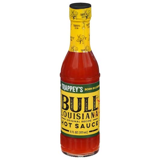Trappey's Bull Brand Louisiana Hot Sauce, 6 Ounce -- 24 Per Case