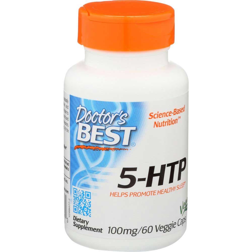 Doctor's Best 5-htp Veggie Capsule, 100 Milligram, 60 Count