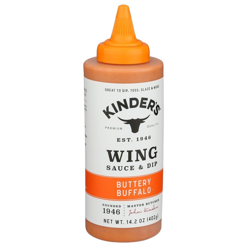 Kinders Buttery Buffalo Wing Sauce, 14.2 Ounce -- 6 per case