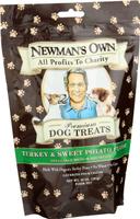 Newmans Own Turkey and Sweet Potato Flavor Dog Treat, 10 Ounce -- 6 per case