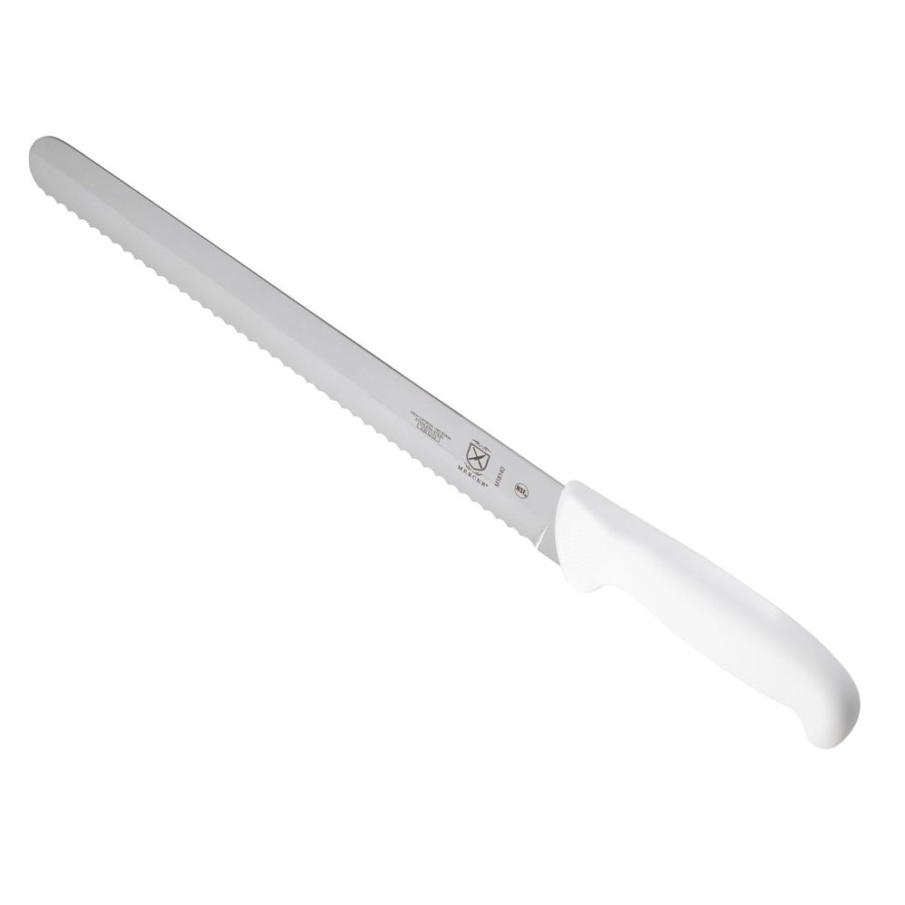 Mercer Culinary Ultimate White Wavy Edge Slicer, 11 Inch