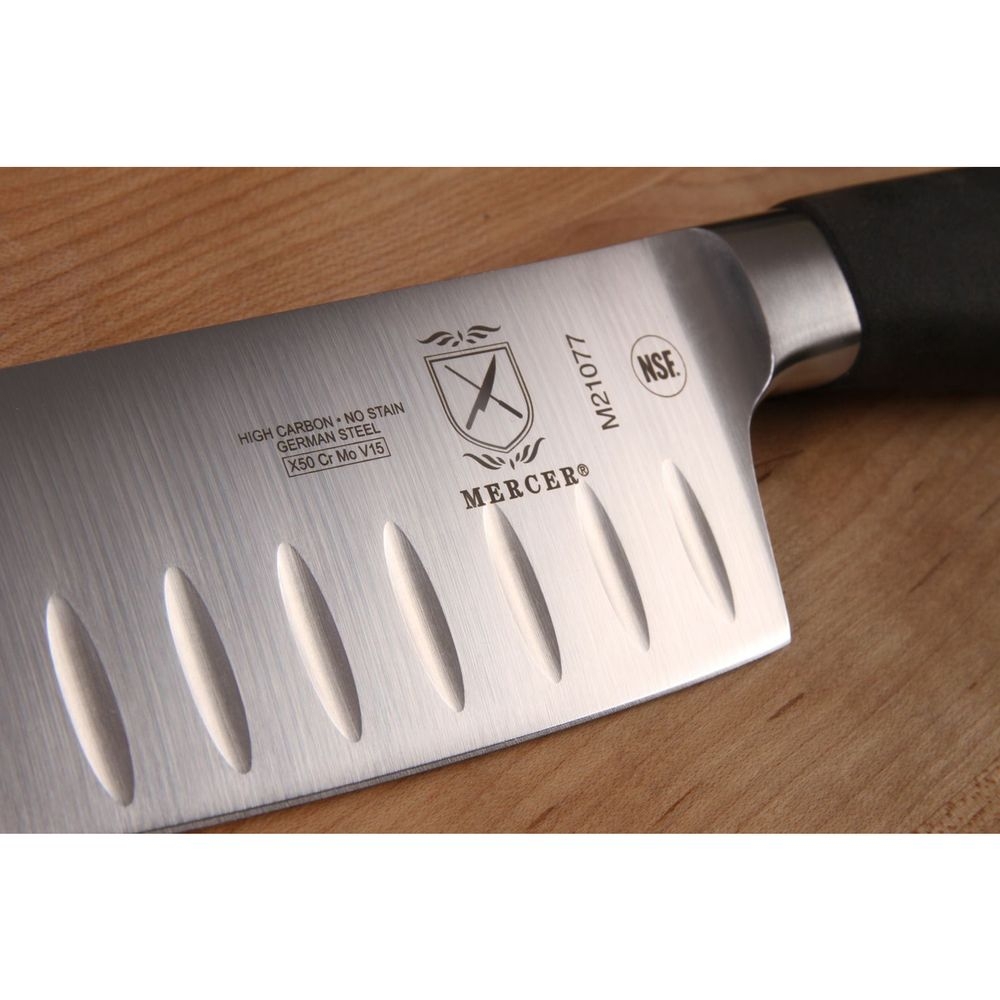 Mercer Culinary Genesis Granton Edge Chefs Knife, 8 inch