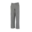 Mercer Culinary Black/White XX-Small Millennia Womens Chef Pants in Hounds Tooth