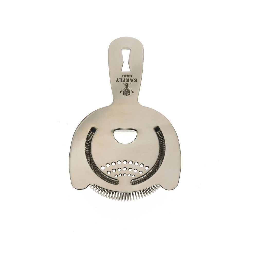 Barfly Stainless Steel Heavy Duty Spring Bar Strainer, 6 Inch Overall Length