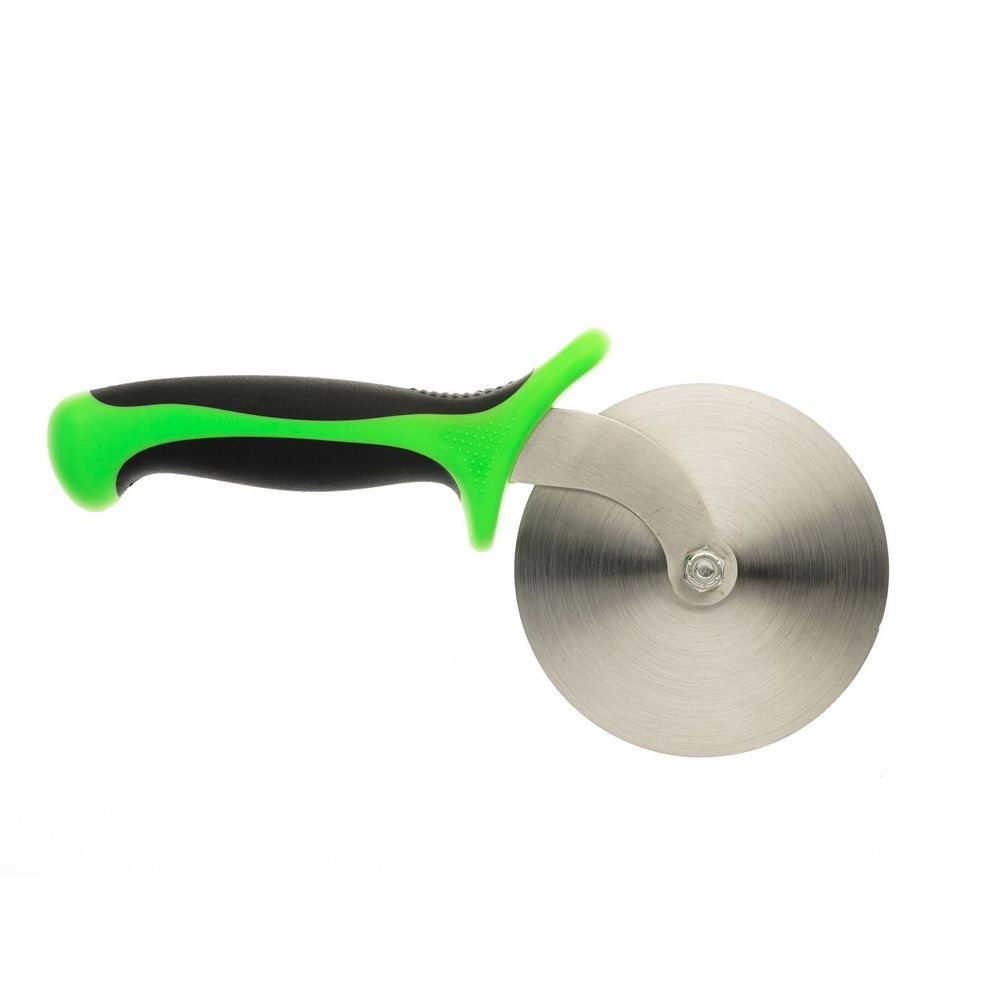 Mercer Culinary Millennia Pizza Cutter With Green Handle, 4 Inch Wheel