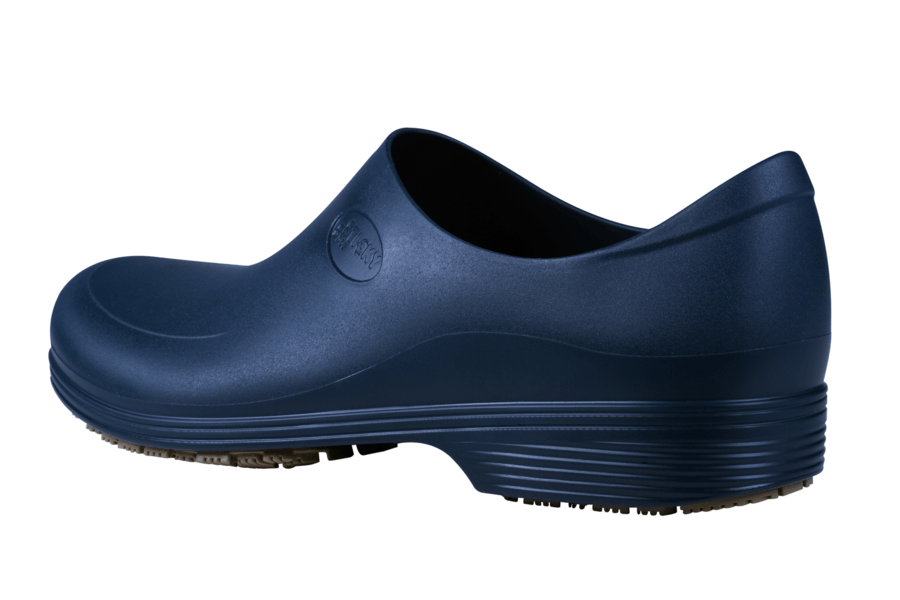 Sticky Shoes Man Style Navy Blue Clogs, Size 8.5 -- 1 pair