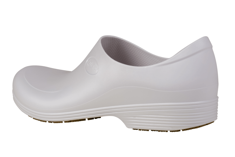 Sticky Shoes Man Style White Clogs, Size 8.5 -- 1 pair