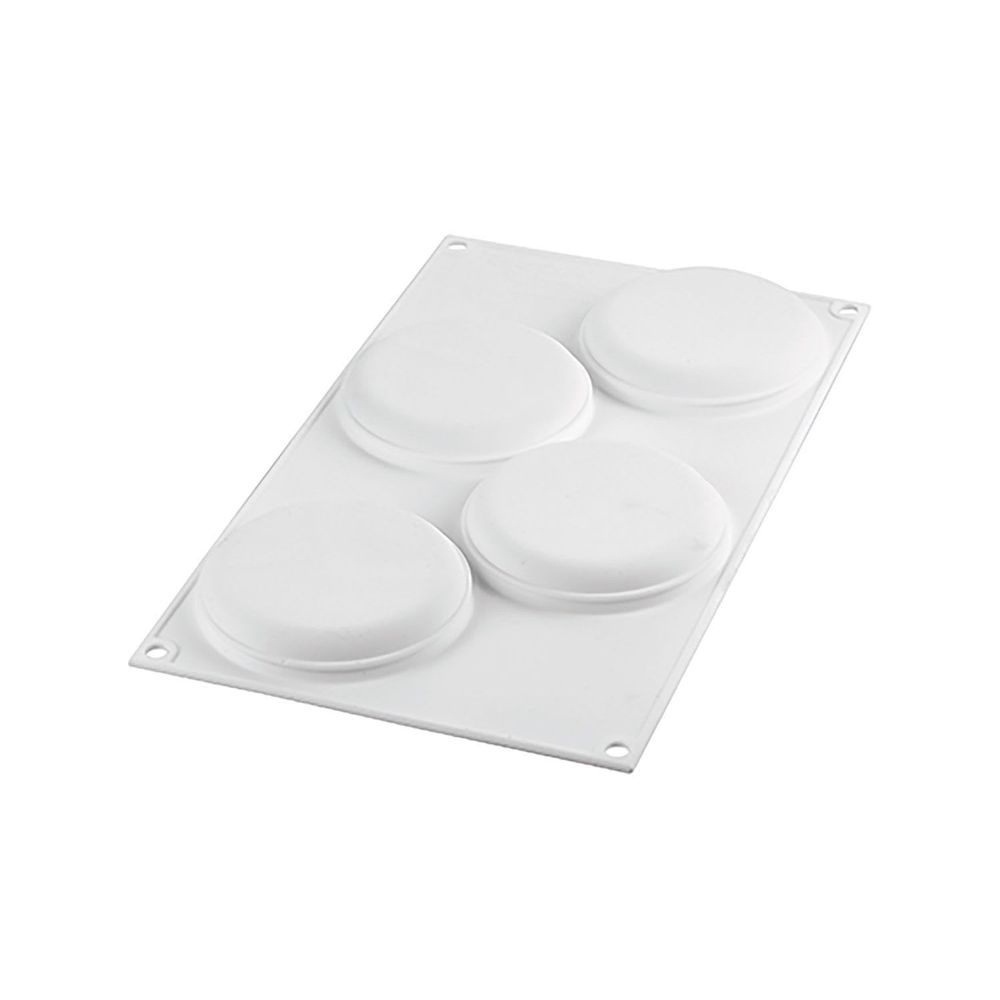 Silikomart Kit Tarte Ring 100 Round Silicone Mold and 4 Tart Ring