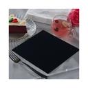 Paterson Black 1 Ply Beverage Napkin - 4000 per case