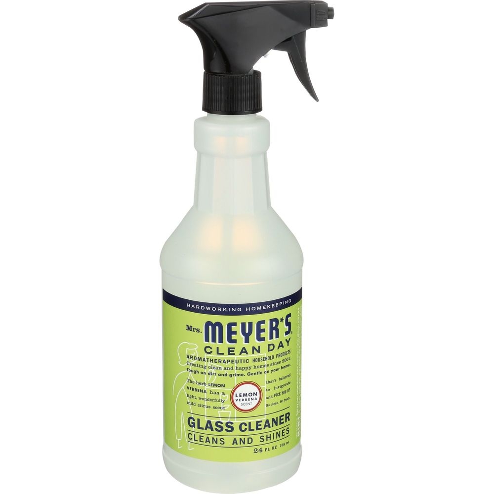 Mrs Meyers Lemon Verbena Scented Glass Cleaner, 24 Ounce -- 6 per case