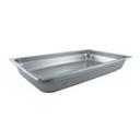 Winco SPJP-102 23 Gauge 18/8 Stainless Steel Full Size Anti-Jam Steam Table Pan, 2.5 inch Deep