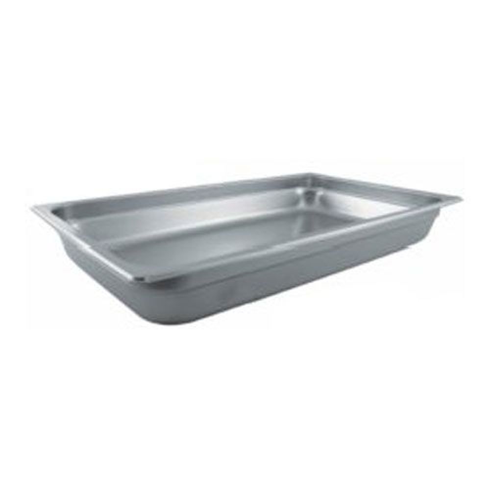 Winco Spjp-102 23 Gauge 18/8 Stainless Steel Full Size Anti-jam Steam Table Pan, 2.5 Inch Deep