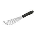Winco TKP-60 Stainless Steel Blade Fish Spatula with Black Polypropylene Handle, 6-3/4 x 3-1/4 inch