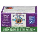 Henry and Lisas Wild Alaskan Pink Salmon, 6 Ounce -- 12 per case